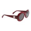 Celine Logo Design Oval Sunglasses Women sunglasses Red CL40292U