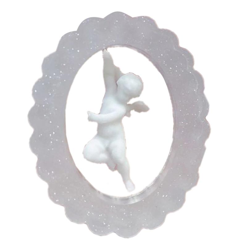 Многофункциональная силиконовая форма, силиконовые формы для рукоделия, форма ангела, формы для украшения ногтей, подходящие для изготовления поделок