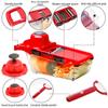 MYVIT Vegetable Cutter with Steel Blade Slicer Potato Peeler Carrot Cheese Grater Vegetable Slicer Kitchen Accessories