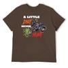 Футболка с круглым вырезом для мотокросса и мотоцикла A Little Dirt Never Hurt Motion Top Tee Novelty Nerd Aactivity Competition Eur Size