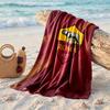 Пляжное полотенце на тему AS Roma Мягкое Быстрое?Сухое полотенце для летнего пляжного отдыха и плавания