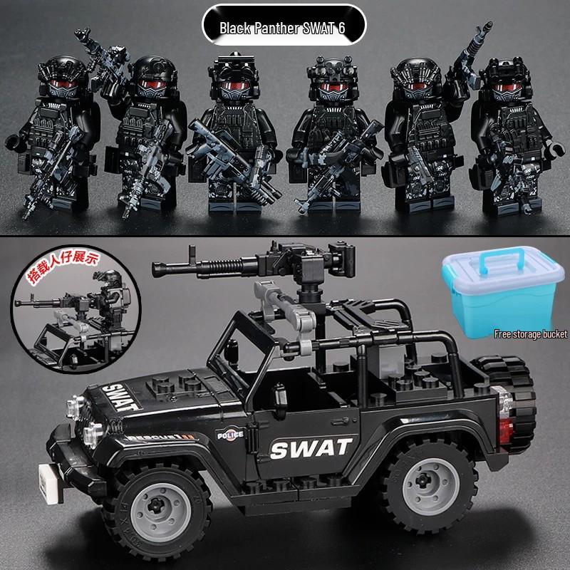 Конструктор Delta Action SWAT: Минифигурки Спецназа и Военное Оружие для Детей.