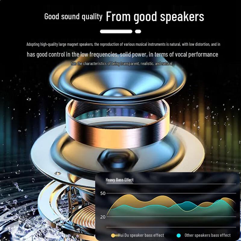 Huidu Professional Stage Monitor Speaker System CN plug (adapter included)
