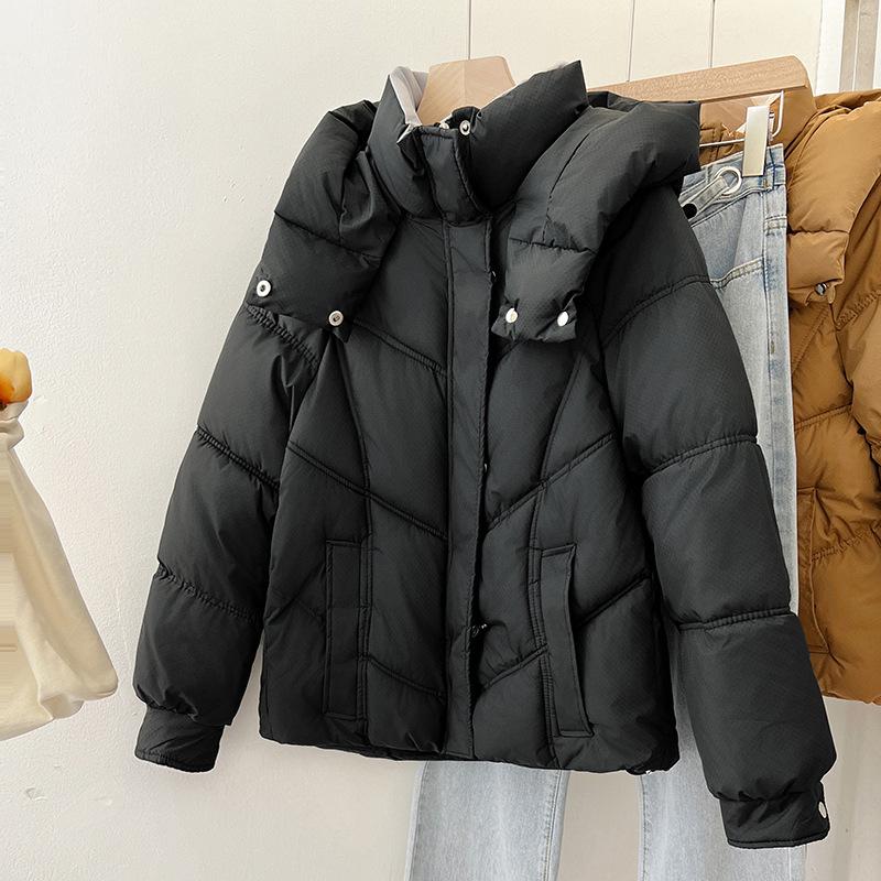 Winter new cotton-padded clothes, annual short women's jackets, cotton-padded jackets, hooded cotton-padded clothes, small thickened cold-proo