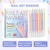 10/12 Colors 10/12 Colors Nail Art Polish Pens Waterproof Acrylic Nail Pen  for DIY Nail Art