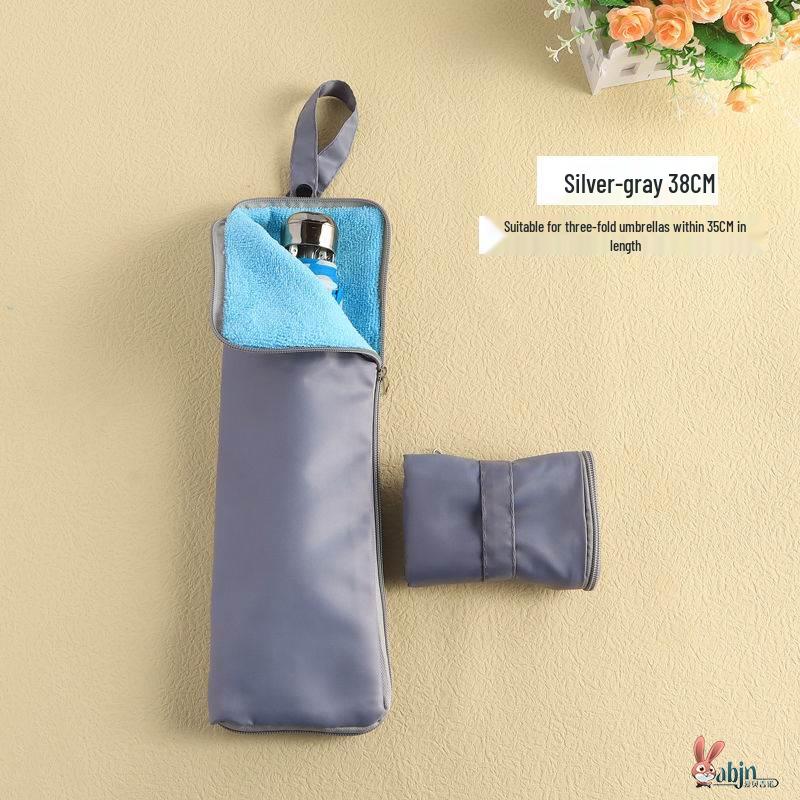 Waterproof Portable Umbrella Storage Bag: Absorbent, Handheld, Hanging Pouch for Wet Umbrellas