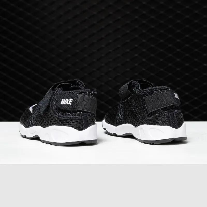 Nike Air Rift Grade School (Unisex) Black / White Kids' Casual Shoes 322359 014