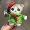 Плюшевая игрушка-акула-кошка для путешествий с мультяшным дизайном для украшения рюкзака для девочек
