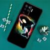 Чехол для телефона Акула и Косатка Для Oppo A18 A38 A58 A78 A98 A40 A60 A80 A91 A15 A17 A74 A94 A54 A57S A16 A76 A96