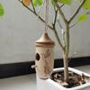 Wooden Hummingbird House Mini Hummingbird Feeder Birdcage Hanging Bird House  Outdoor Decoration