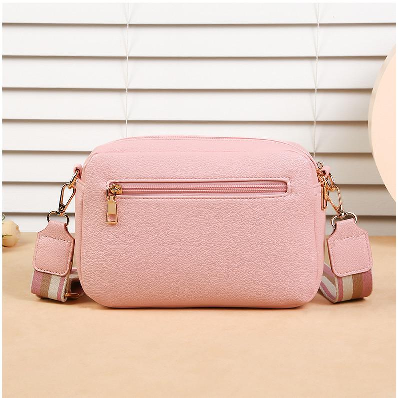 IELGY Модная женская сумка, однотонная PU сумка-мессенджер через плечо