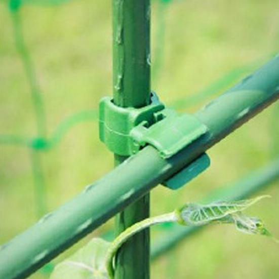 10Pcs Plastic Plant Fastener 360 Degree Swivel Universal Well Fixed Rust Resistant Gardening Clip for Garden