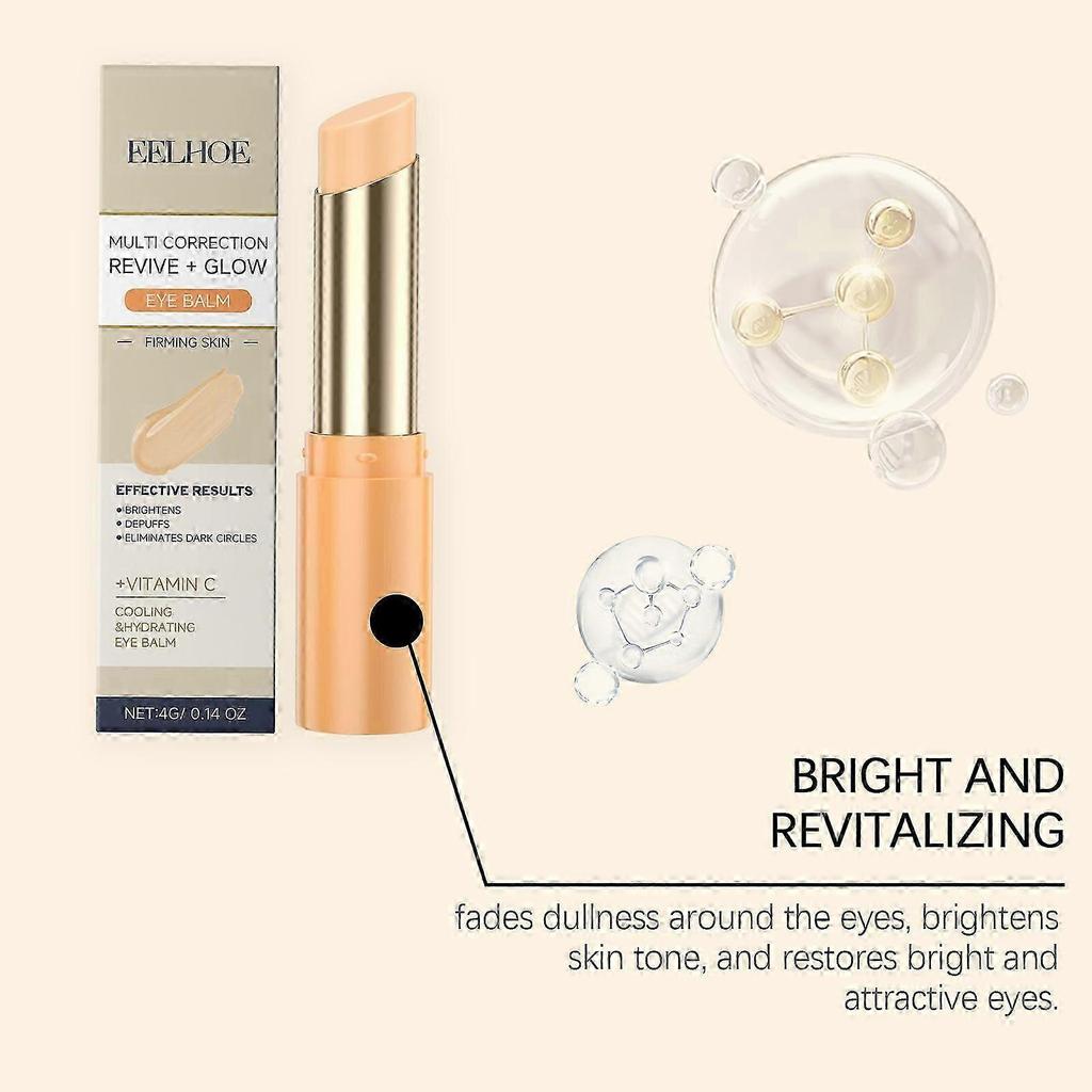 Vitamin C Eye Cream Stick - Brightening, Firming & Anti-Aging for Fine Lines & Dark Circles 1-3Pcs New Arrival