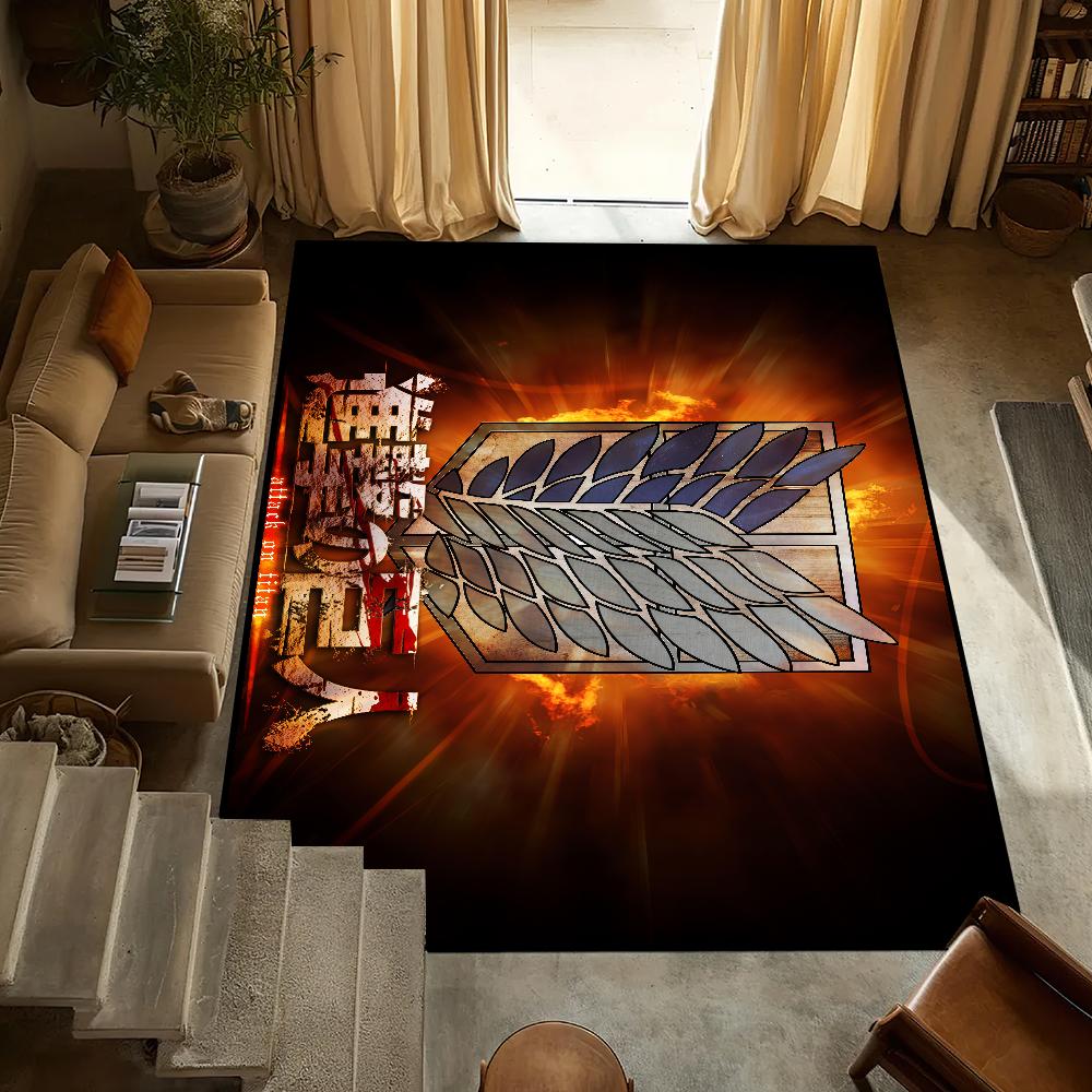 Anime A-Attack On Titan Small Carpet Bedside Kitchen Bath Living Home House Bedroom Floor Mat Doormat Rug Decoration
