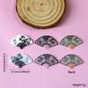 30Pcs/Pack Chinese Vintage Bamboo Fan Acrylic Connector Charms Bulk Wholesale Calligraphy Art Pendant For Earring Jewelry DIY