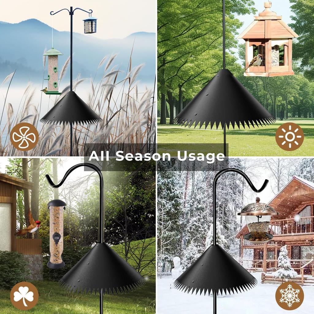 Защита от белок Эффективная защита Профессиональный домик для птичьего корма Защита от белок для уличных кормушек и скворечников