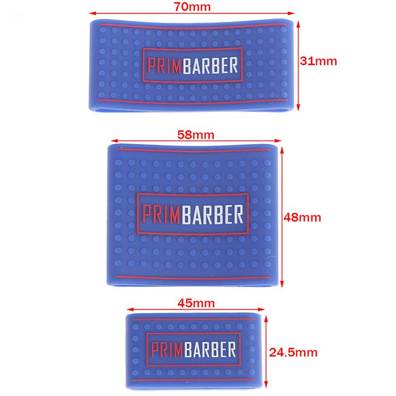 3 шт./компл. Силиконовые накладки на ручки для машинки для стрижки волос, нескользящие кольца для триммера для волос 3 размера
