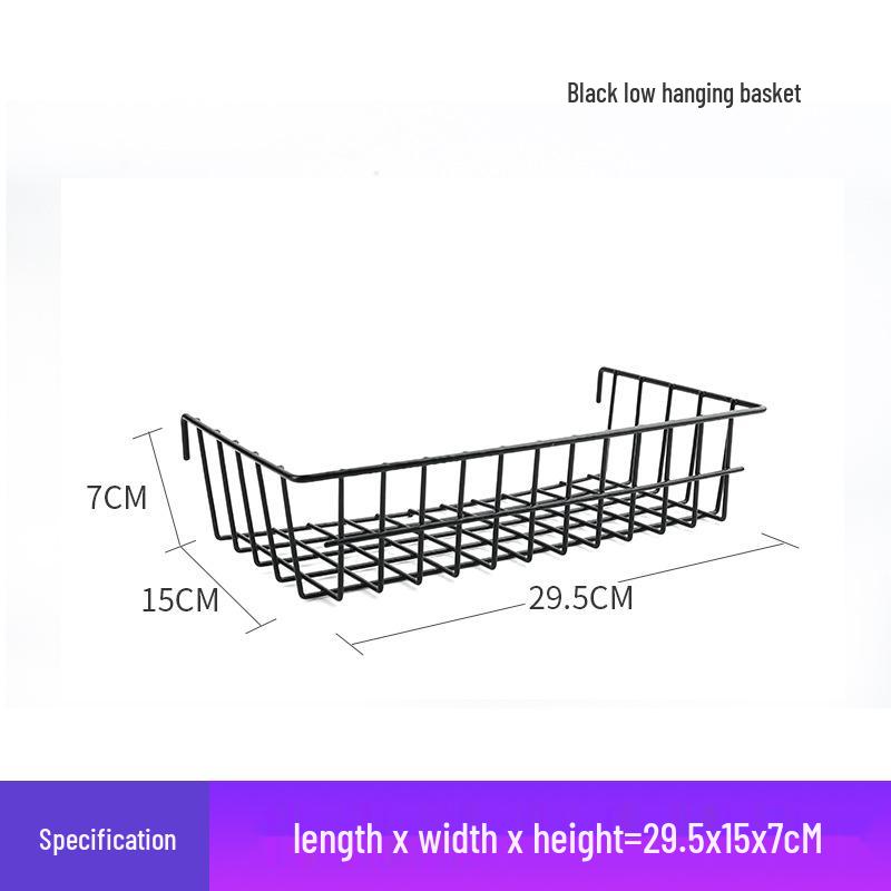 Black Bold Mesh Photo Wall Hanging & Display Rack