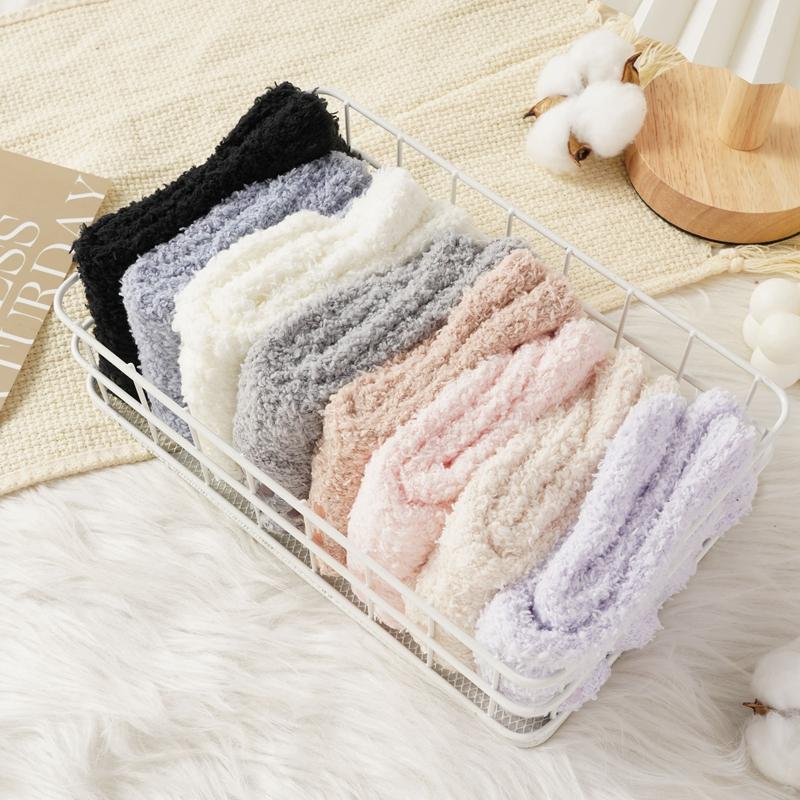 10 пар женских носков-гольфов, женские утолщенные носки из кораллового флиса, теплые, для дома, для пола, силиконовые нескользящие, невидимые хлопковые носки-лодочки