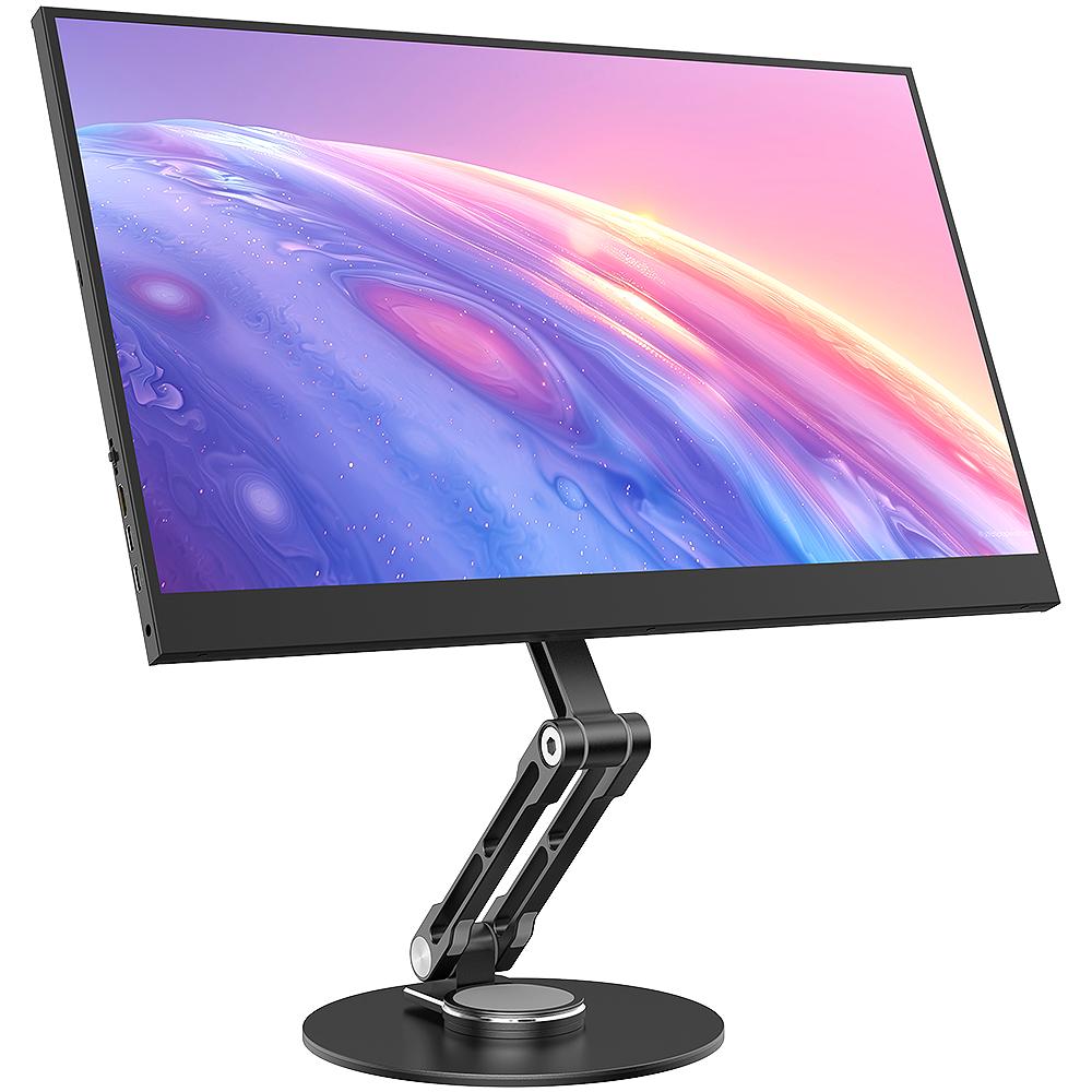 UPERFECT VESA Monitor Desk Mount Single Monitor Stands Freestanding Fits 12'' to 22'' Computer Screen with Height Adjustable