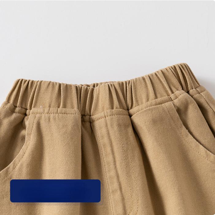 Весенние новые детские модные и досуговые брюки, брюки для мальчиков, модные повседневные детские брюки с лейблом Baby Label