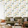 Wallpaper Elephants, cars and houses in Scandinavian style 50x1000