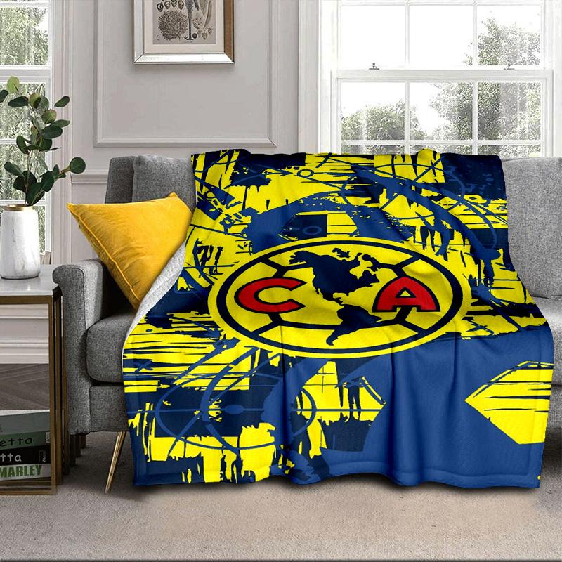 Club America Emblem Portable Blanket/Soft Blanket Bedding Blanket Suitable for Travel Camping Living Rooms Offices Sofas Fan Gifts
