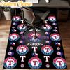 Custom Name Texas Baseball Rug Office Rug Chair Mat Non Slip Carpet Rugs for Bedrooms Dining Room Living Room Home Decor gifts