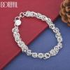 925 Sterling Silver Fashion Bracelet Men And Women Wedding Gift Jewelry