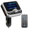 Bluetooth FM-передатчик Dual USB 76 МГц - 108 МГц Bluetooth-радиоадаптер автомобильное зарядное устройство с 1,8-дюймовым дисплеем