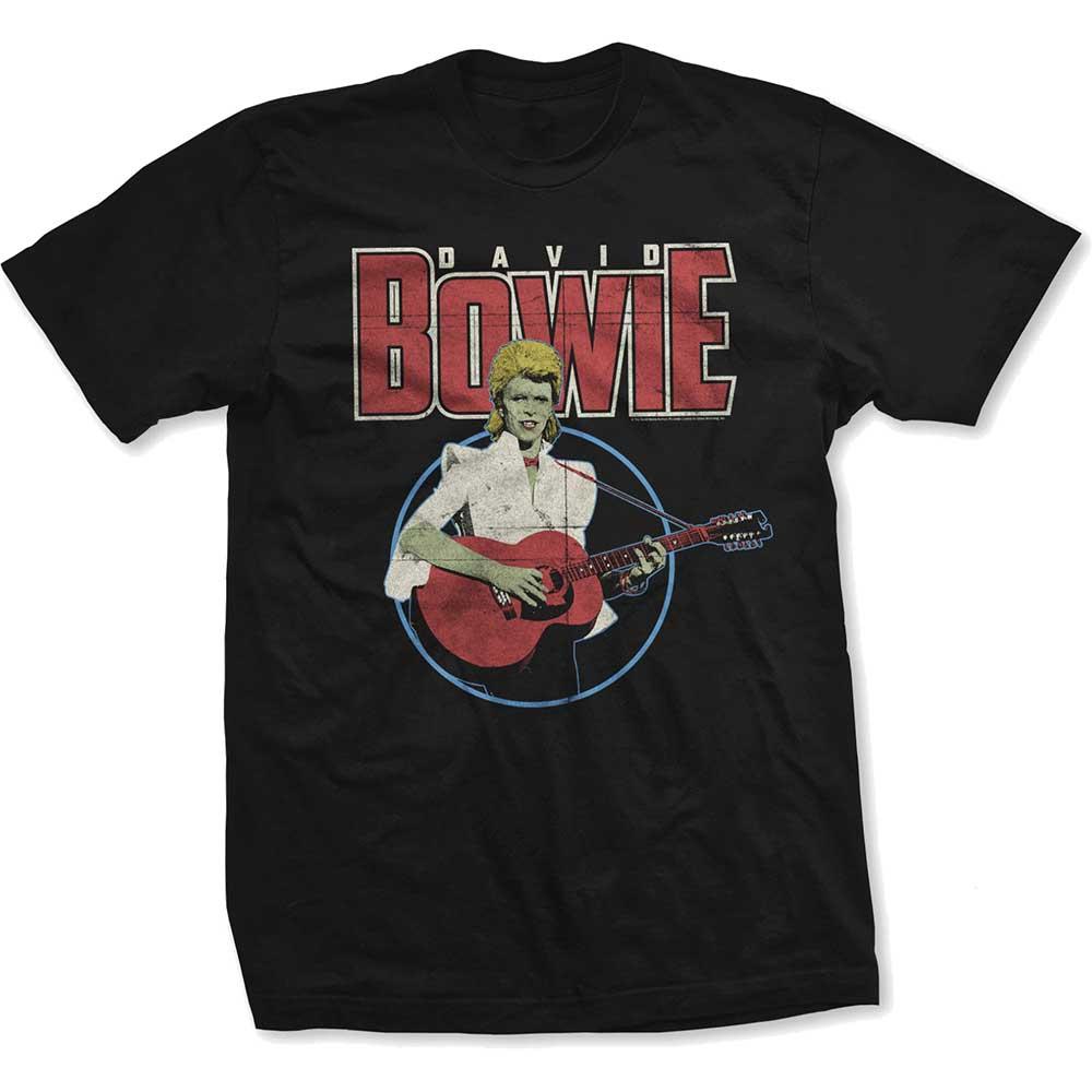 Acoustics David Bowie T-Shirt Cotton Graphic Tee Unisex Women Summer Streetwear