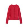 Peacebird Women's Slim-Fit Cable Knit Cardigan