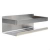 B0KC Kitchen Wall Mount Shelf Adhesive Spice Storage Rack Bathroom Stainless Steel Shampoo Holder