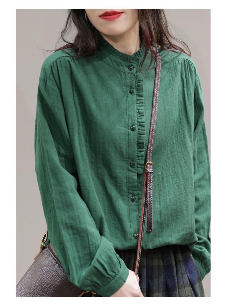 Women's Summer Lace Blouses – Elegant, Loose-Fit, Long-Sleeve Tops In Plus Sizes