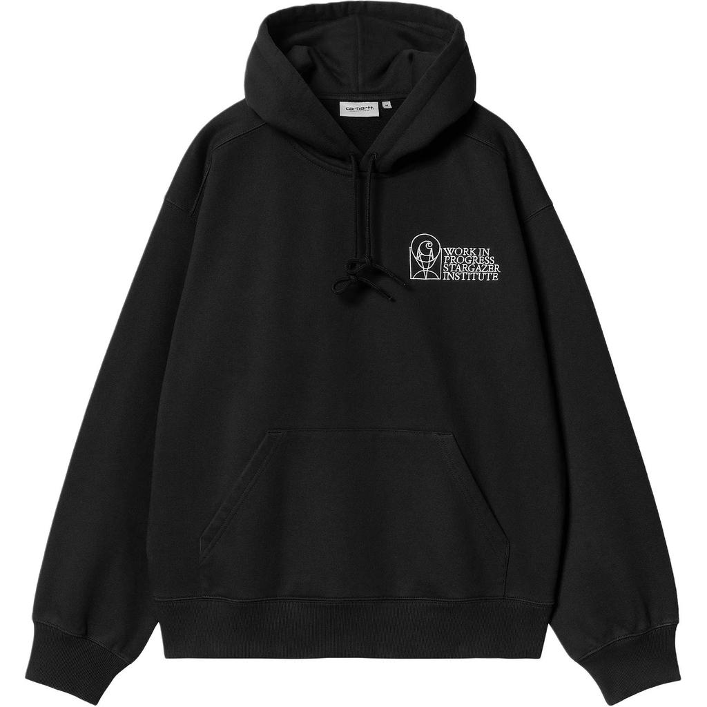 Carhartt WIP Логотип Оверсайз Худи Мужские худи Черный I034689-0D2-XX