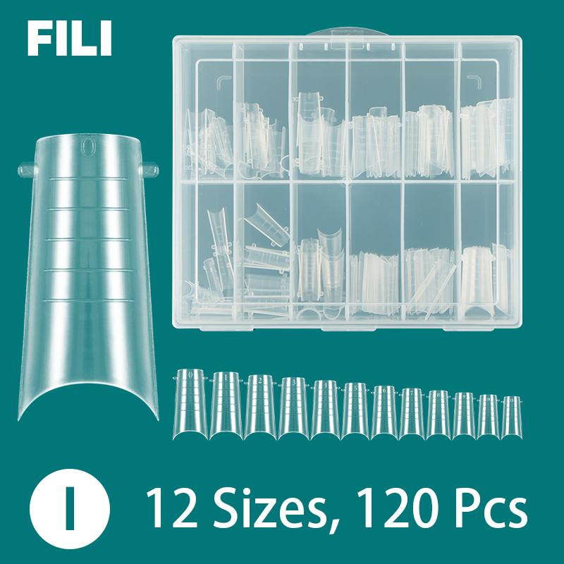 Многоразовый маникюрный инструмент, полное покрытие, стилет, гроб, миндалевидные ногти, УФ-гель, пластиковая форма для быстрого наращивания ногтей, двойные формы