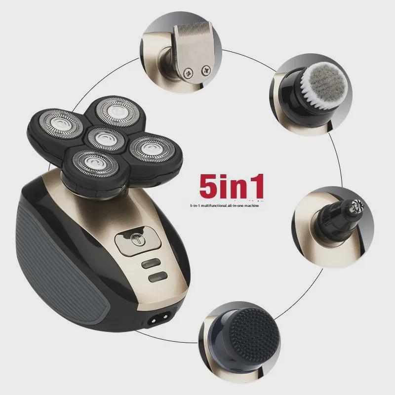 Multi-Function Five-Head Bald Shaver