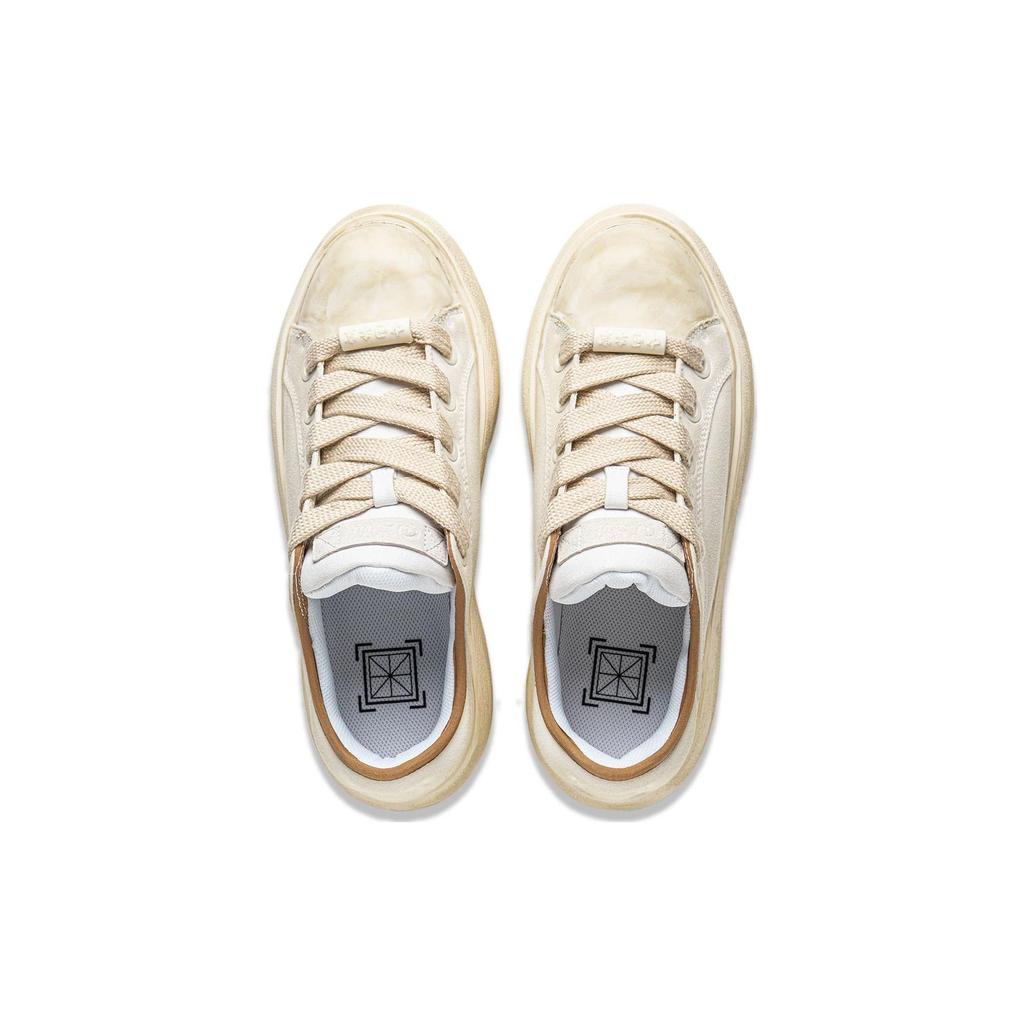 Li Ning Cloud Travel C4D Минималистичные универсальные прочные повседневные туфли с низким верхом Мужские кроссовки Off-White AZGT043-6