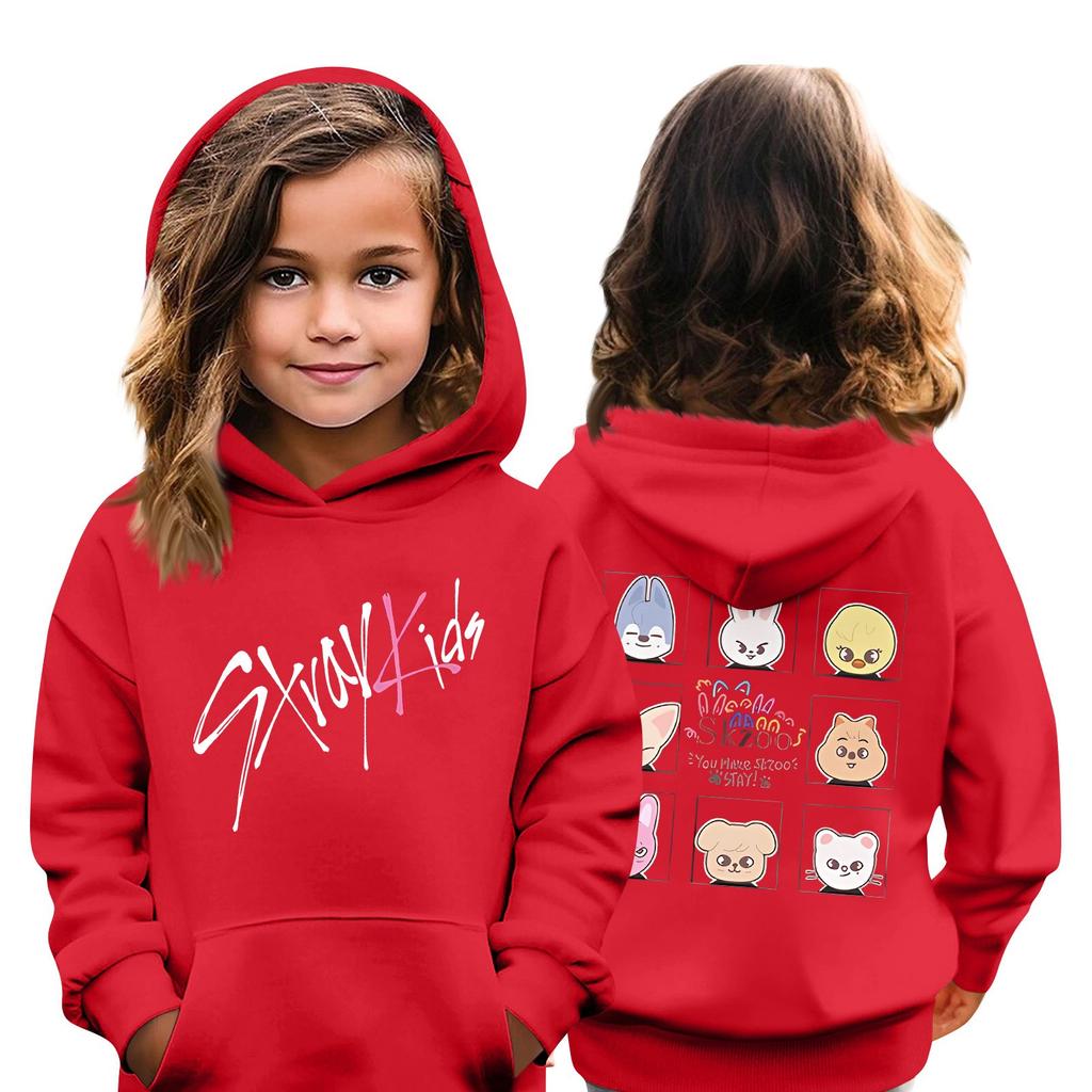 Kids Fashion Casual Top Stray Kids Korean Combo Printed Pullover Sweatshirt