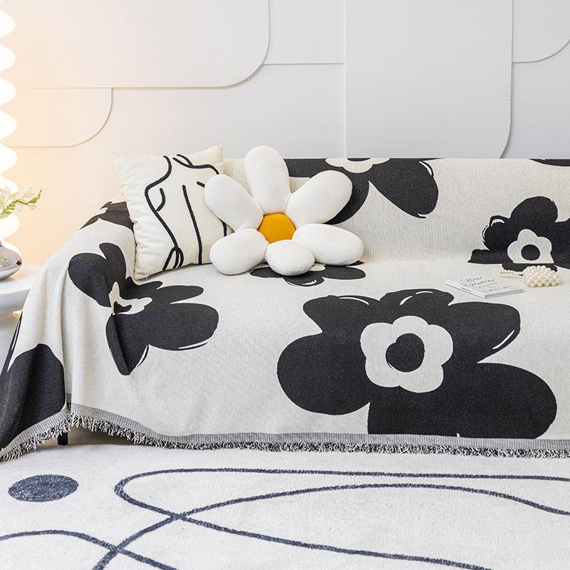 Modern Simple Sofa Cover Towel Four Seasons Universal Sofa Towel Anti-Scratching Sofa Cover Cloth Thickened