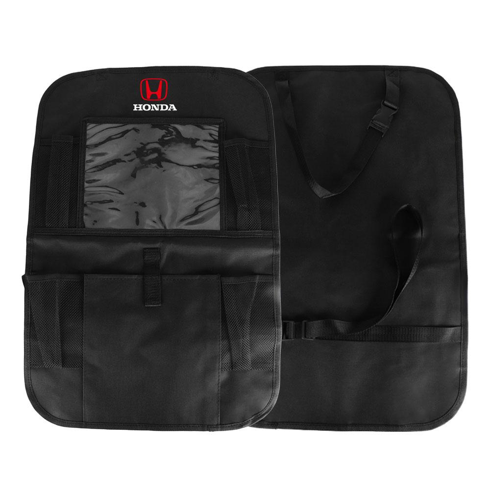 Car Seat Back Storage Bag Tablet Phone Drink Snack Umbrella Organizer Box For Honda Mugen Typer ACCORD Airwave Avancier Civic RF6