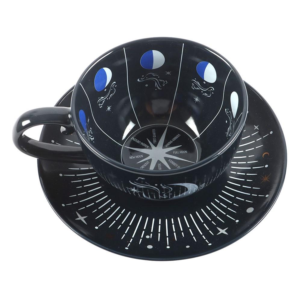 Something Different Moon Phases Teacup & Saucer