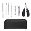 7 Pcs Toenail Removal Kit Stainless Steel Pedicure Tools Toe Nail Clipper Set with Cuticle Nipper