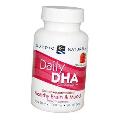 Рыбий жир, Daily DHA, 30гелкапс Клубника (67352010)