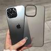 Ультратонкий матовый полупрозрачный чехол для телефона Apple iPhone 16 15 14 Plus 13 12 11 Pro Max, твердый пластиковый прозрачный шелковистый чехол