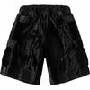Supreme GOODENOUGH Шорты-карго из жатого раона Черные