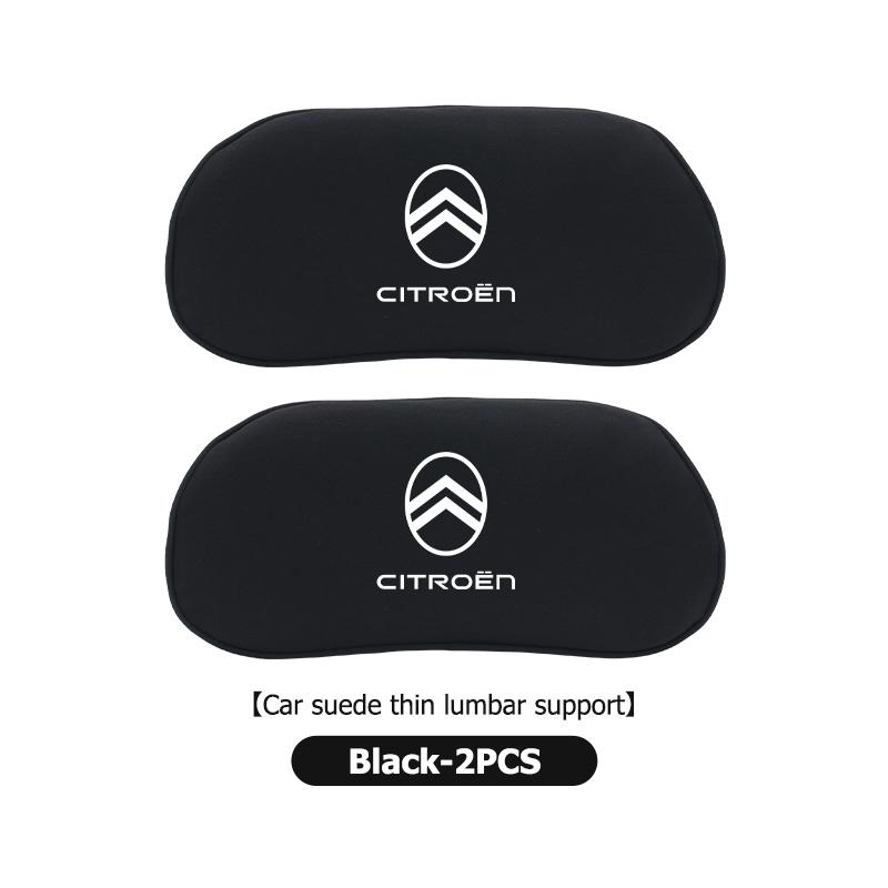 Car Headrest Lumbar Support Comfort Suede Auto Seat Neck Pillow For Citroen C4 C3 C5 C1 C2 C6 C4L DS3 DS4 Berlingo Picasso