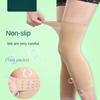 Knee Pads for Women Summer Thin Air-conditioned Room Knee Joint Sheath Knitted High Elastic Flesh Color Warm Joint Silicone Non-slip