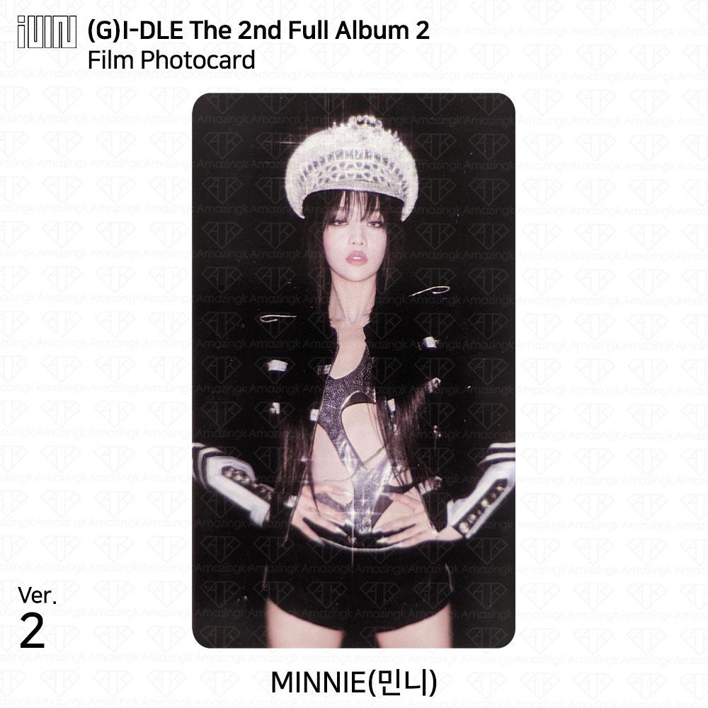 (G)I-DLE G-idle второй полный альбом 2 две фотокарточки мини-плакат открытка KPOP
