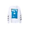 Ss21 Pattern Print Long-Sleeve T-Shirt Men Tops White OMAB022R21JER0010110